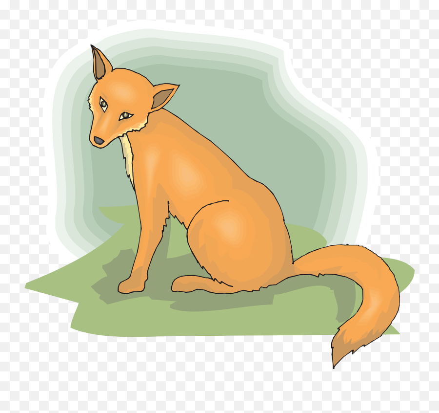 Head Orange Fox - Fox Png,Fox Tail Png