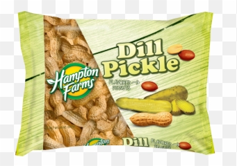 Dill Pickle Flavored In - Shell Peanuts Hampton Farms Dill Pickle Peanuts Png,Pickle Png