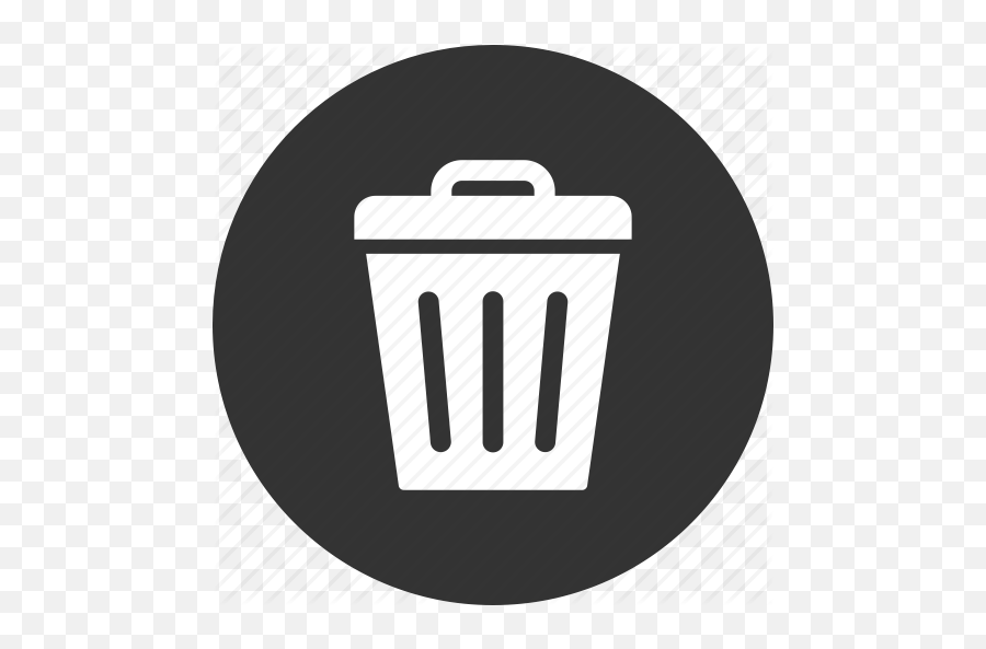 Recycle Bin Remove Rubbish Basket - 4 Of Email Png,Trash Can Icon Png