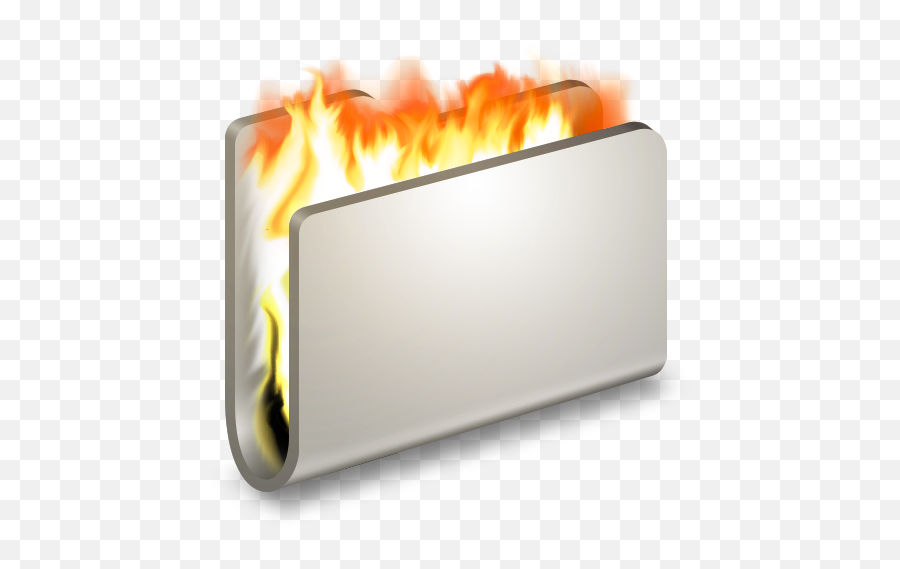 Burn Fire Folder Icon - Burning Folder Icon Png,Folder Png