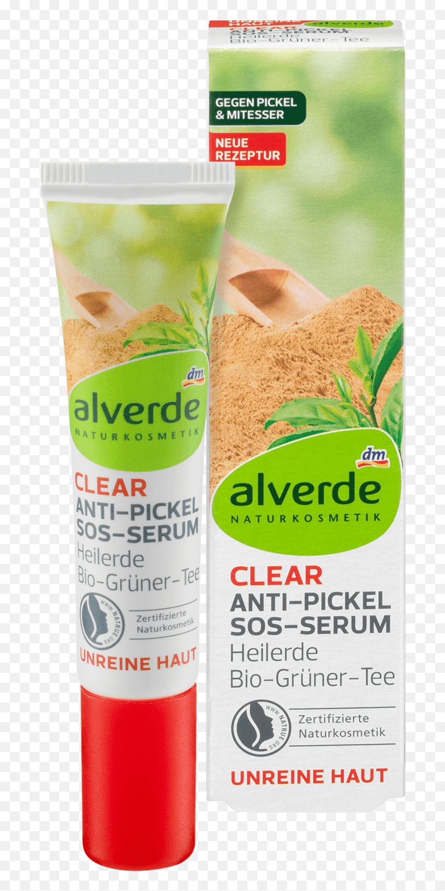 Serum Clear Anti - Pimple Sos Healing Clay 15 Ml German Healthu0026beauty Alverde Anti Pickel Sos Serum Png,Pimple Png
