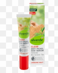 Serum Clear Anti - Pimple Sos Healing Clay 15 Ml German Healthu0026beauty Alverde Anti Pickel Sos Serum Png,Pimple Png