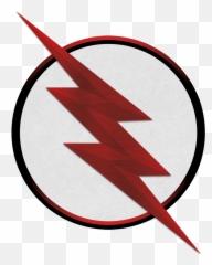 Black Flash Logo Png Clipart - Transparent Reverse