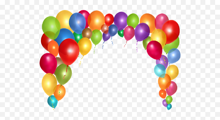 Transparent Background Cartoon Clipart Birthday Balloons - Balloons Clipart Png,Birthday Balloons Transparent Background