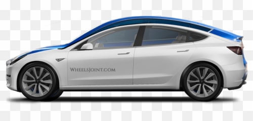 Tesla Model Y Body Size Comparison With - Mg Zs Excite Black Png,Tesla Model 3 Logo
