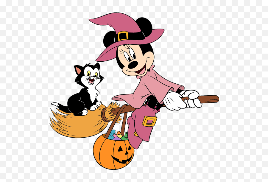 Walt Disney Characters Clipart - Minnie Mouse Halloween Png,Pumpkin Clipart Transparent