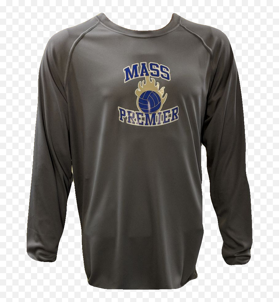Long Sleeve T With Mpc Volleyball Logo Png