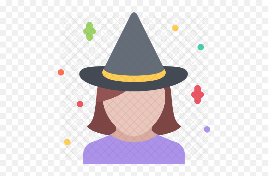 Witch Icon - Clip Art Png,Witches Hat Png