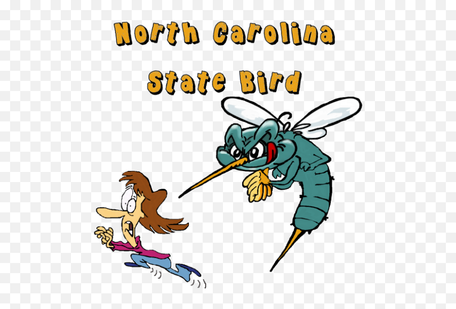 Mosquito Clipart Summer - North Carolina Mosquitoes Funny North Carolina Mosquitoes Funny Png,Mosquito Transparent Background