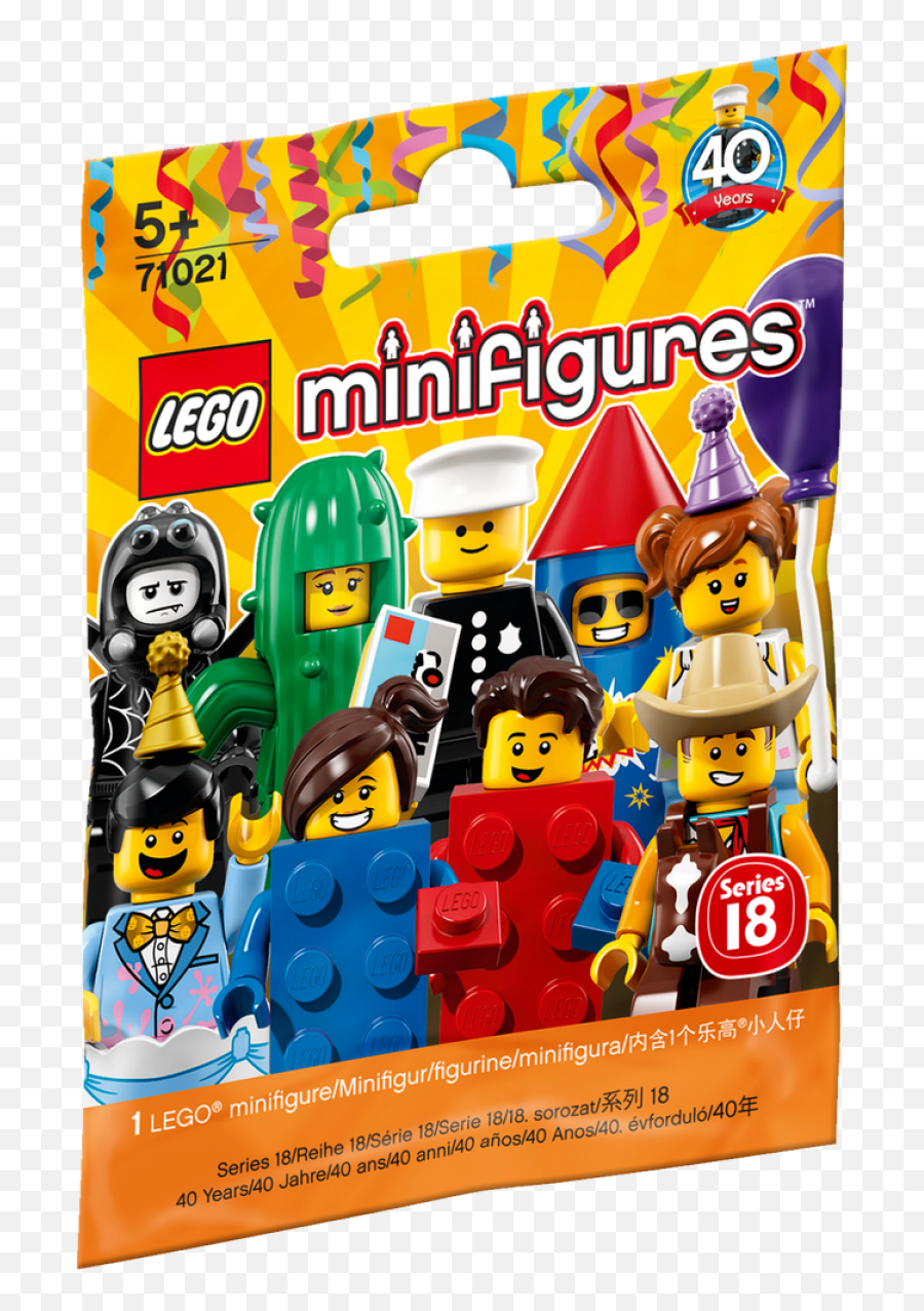 Party - Lego Minifigures Series 18 Png,Lego Characters Png