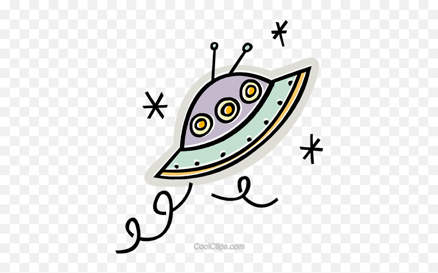 Flying Saucer Royalty Free Vector Clip Art Illustration - Png,Flying Saucer Png