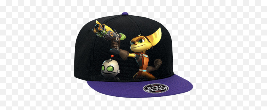 Ratchet And Clank Snapback Wool Blend Flat Bill Hat - Ratchet And Clank Hat Png,Ratchet And Clank Png