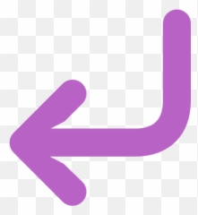 Enter Key Navigation Way Wayfinding Icon - Bold Purple free png
