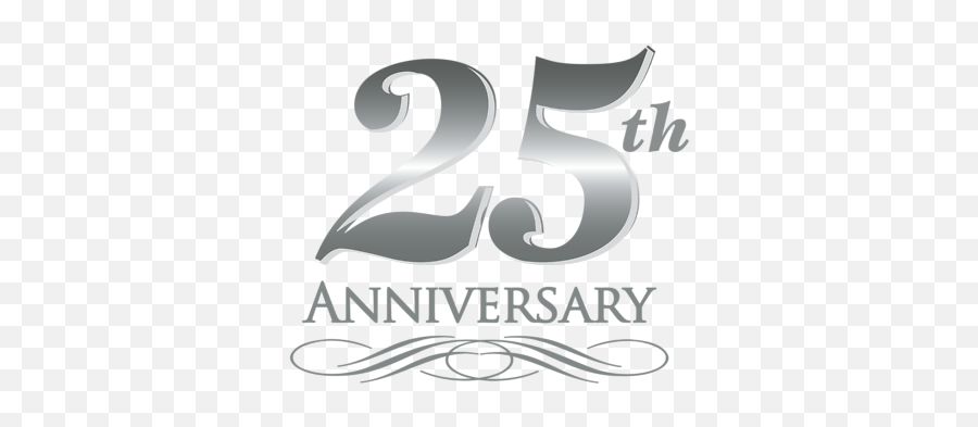Free 25th Anniversary Clip Art - 25th Anniversary Clipart Png,25th Anniversary Logo