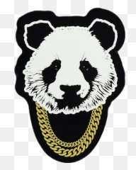 Download Png Black And White Poo Panda Rap Music Gold - Imagenes Png De Trap,Rap Png