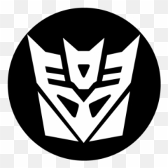 Decepticon 2 Gobo Projected Image - Transformer Vector Black And White png