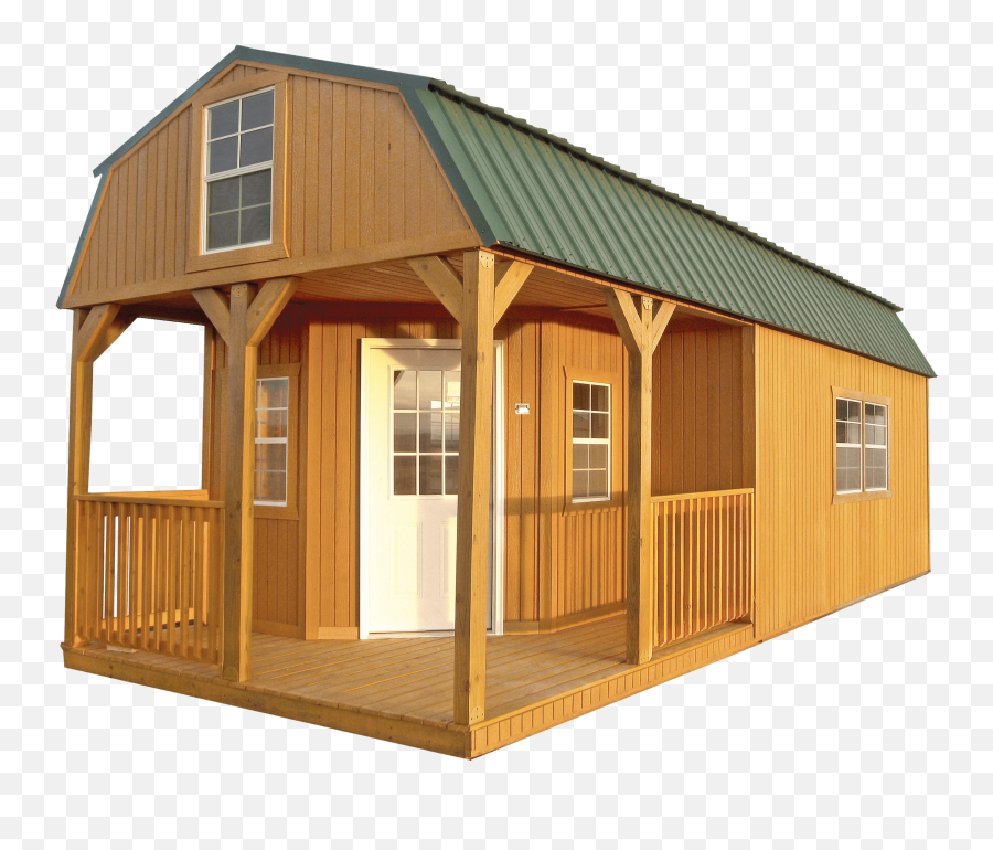 Wrap Around Lofted Barn Cabin Transparent - Buzz Uploads Home Graceland Portable Buildings Png,Cabin Png