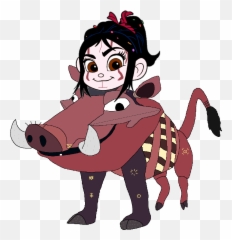 Vanellope Dressed As Pumbaa - The Lion Kingu0027s Timon And Pumba The Lion King Musical Png,Pumba Png
