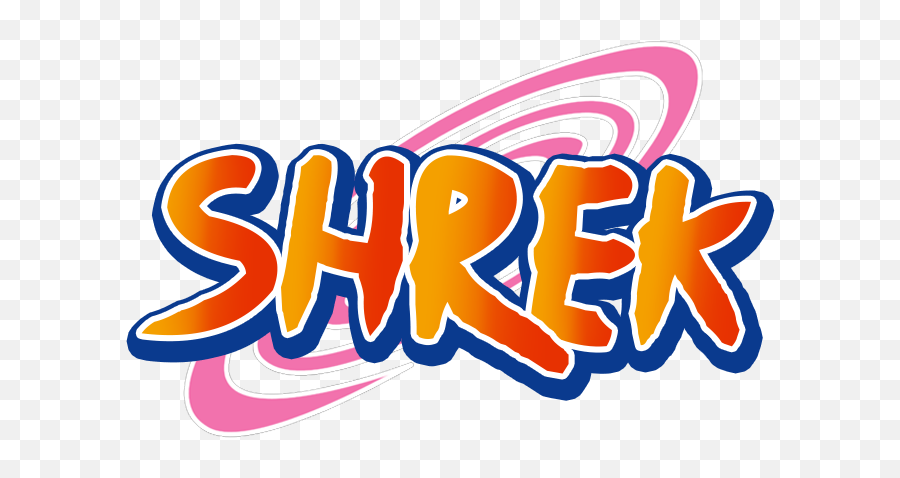 Shrek - Naruto With Shrek Font Png,Shrek Logo Png