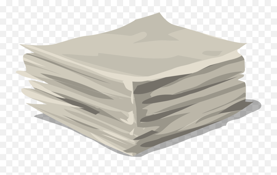 Paper Stack Heap - Stack Of Paper Png,Stack Of Papers Png