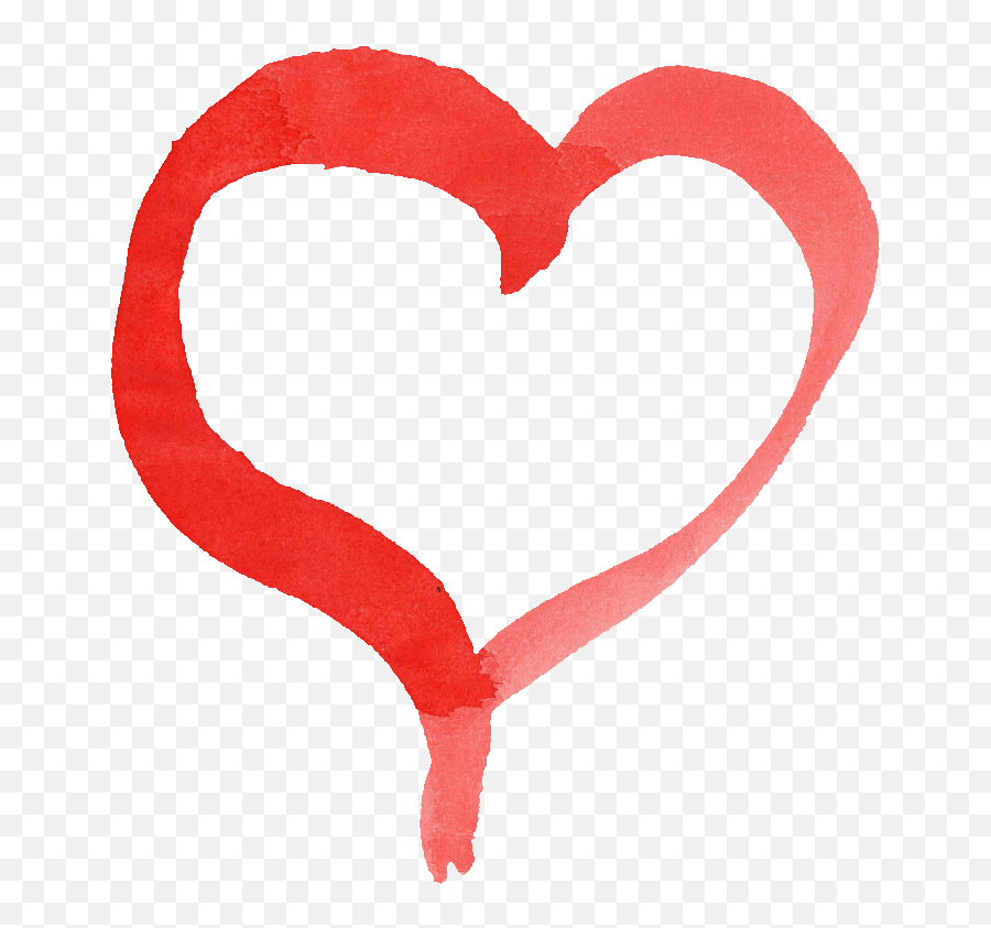 Red Watercolor Heart Transparent - London Underground Png,Watercolor Heart Png