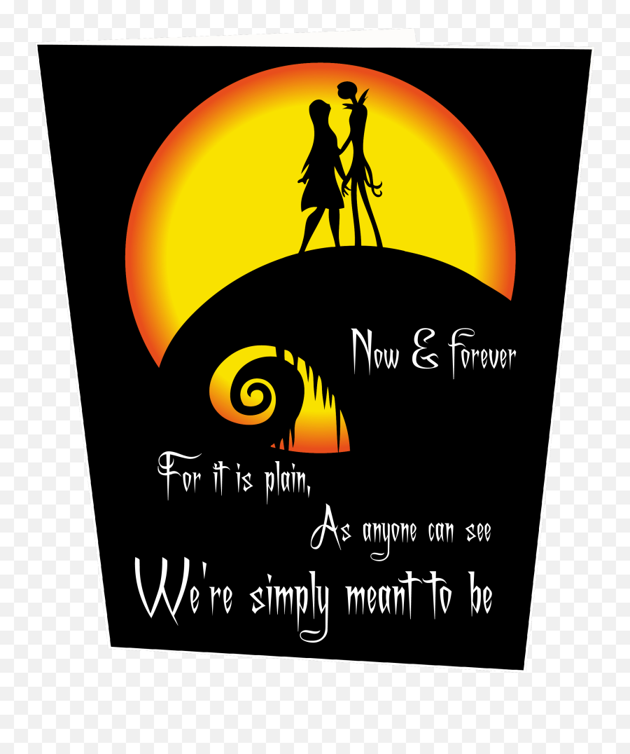 Jack And Sally Png - Silhouette Nightmare Before Christmas Nightmare Before Christmas Silhouette Jack And Sally,Nightmare Before Christmas Png