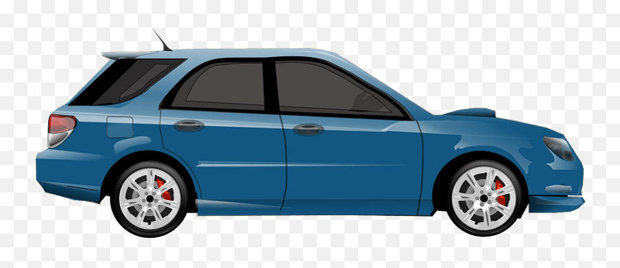 Blue Subaru Impreza Wrx Wagon Clipart Free Download - Bmw M3 E92 Kyosho Gray 1 18 Png,Subaru Png