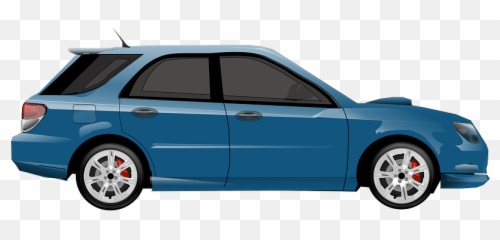 Blue Subaru Impreza Wrx Wagon Clipart Free Download - Bmw M3 E92 Kyosho Gray 1 18 Png,Subaru Png