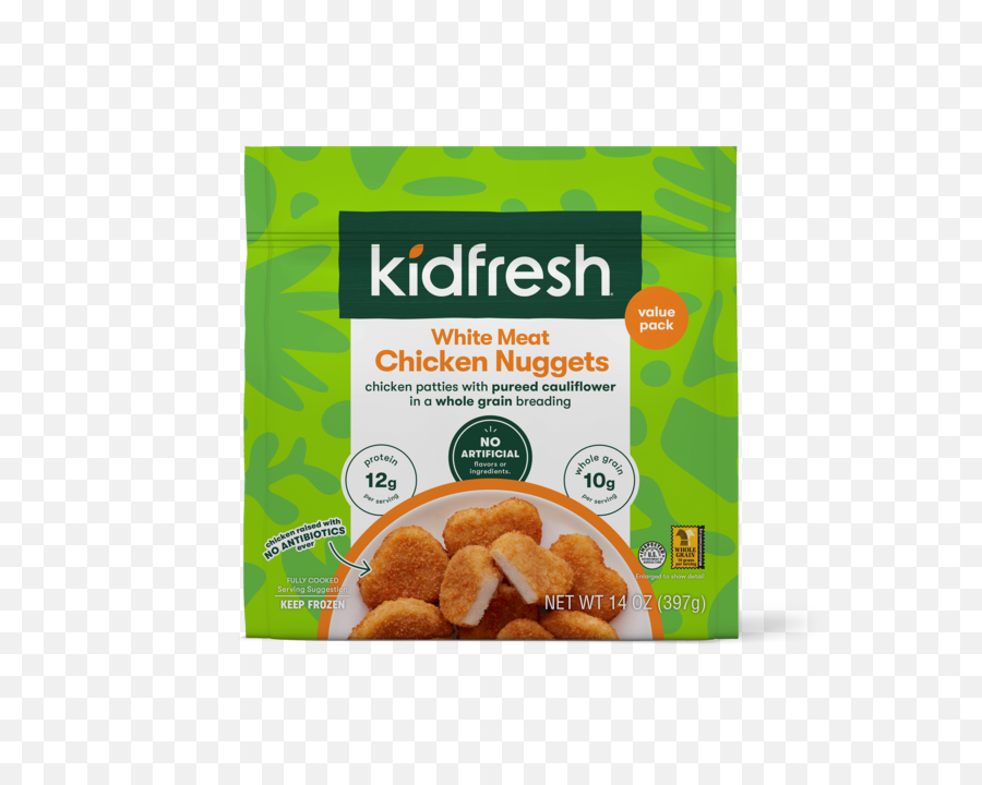 White Meat Chicken Nuggets Value Pack - Kidfresh Chicken Nuggets Png,Chicken Nugget Png