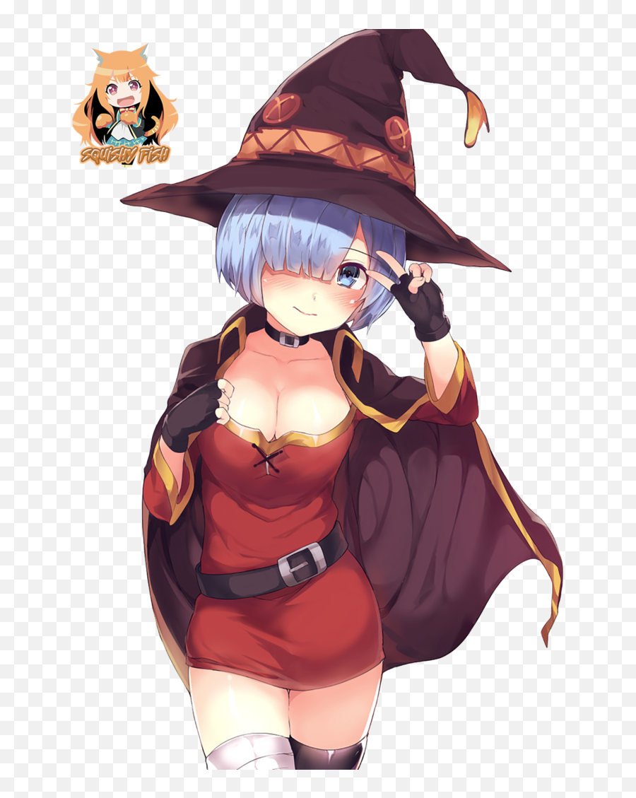 Download Rem X Megumin Render - Rem Megumin Png Image With Rem Cosplay Megumin,Megumin Png