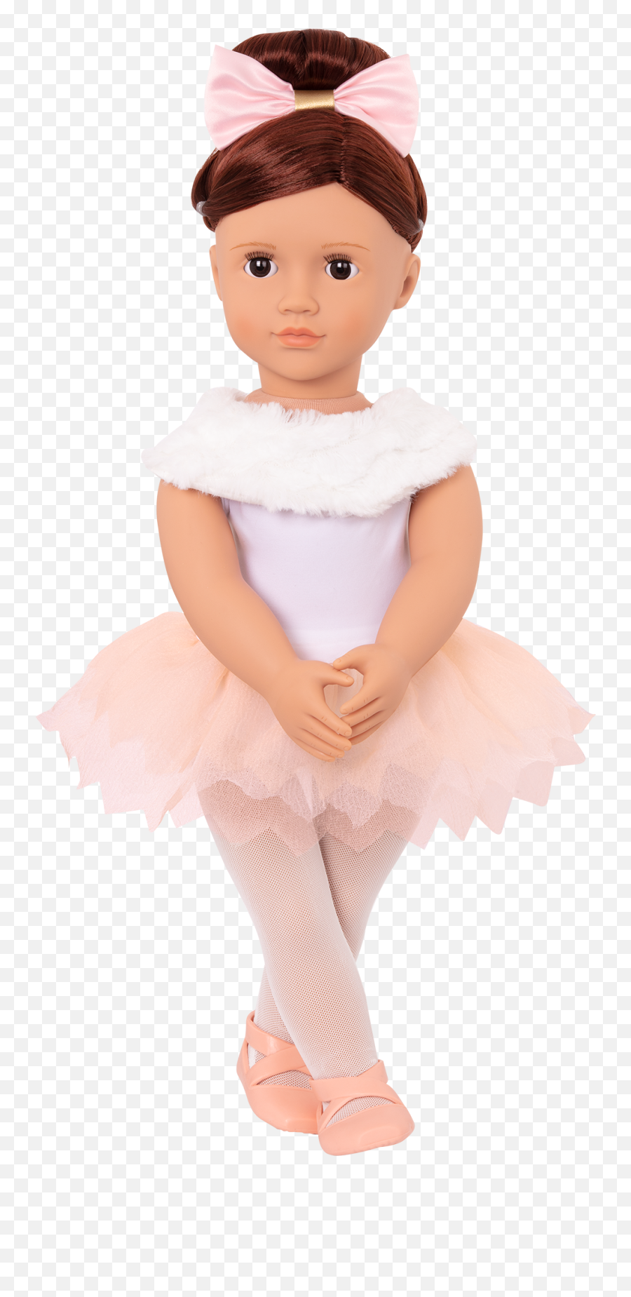 Valencia 18 - Inch Ballet Doll Brunette Brown Eyes Our Dance Skirt Png,Ballet Shoes Png