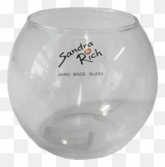 Fish Bowl Small - Home Decorclear Glass Vases Interior Sandra Rich Png,Fish Bowl Png