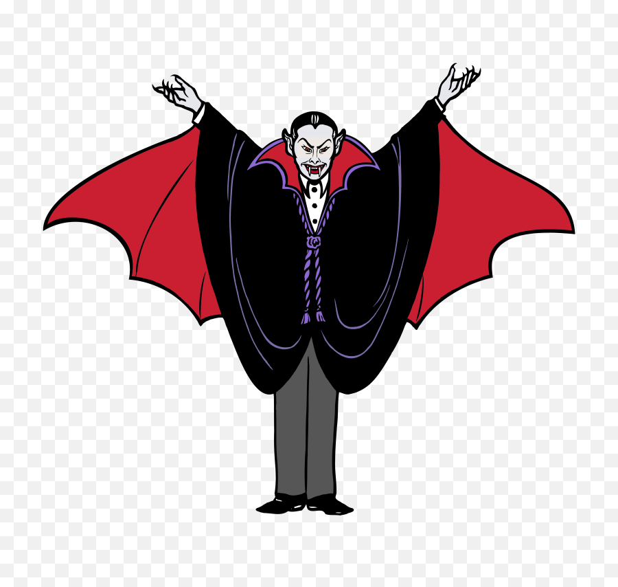 Count Dracula Halloween Vampire Clip - Vampire Png,Dracula Png