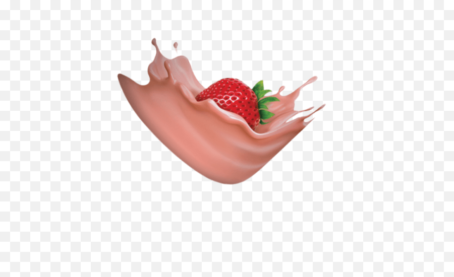 Download Hd Strawberries And Cream Png - Strawberry Food,Strawberries Transparent Background