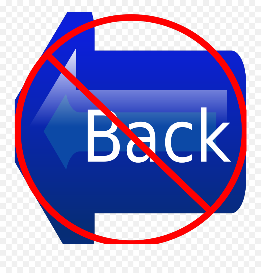 No Back Button Svg Clip Arts Download - Download Clip Art Vertical Png,Back Button Png