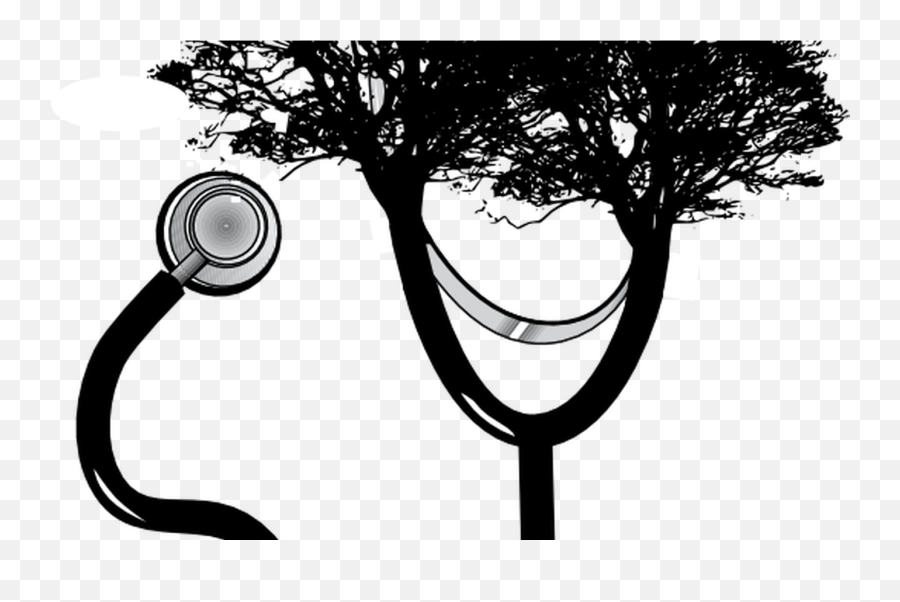 Stethoscope Apple Banner Freeuse Techflourish Collections - Oak Tree Silhouette Png,Oak Tree Png