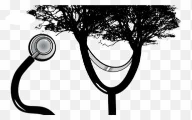 Stethoscope Apple Banner Freeuse Techflourish Collections - Oak Tree Silhouette png