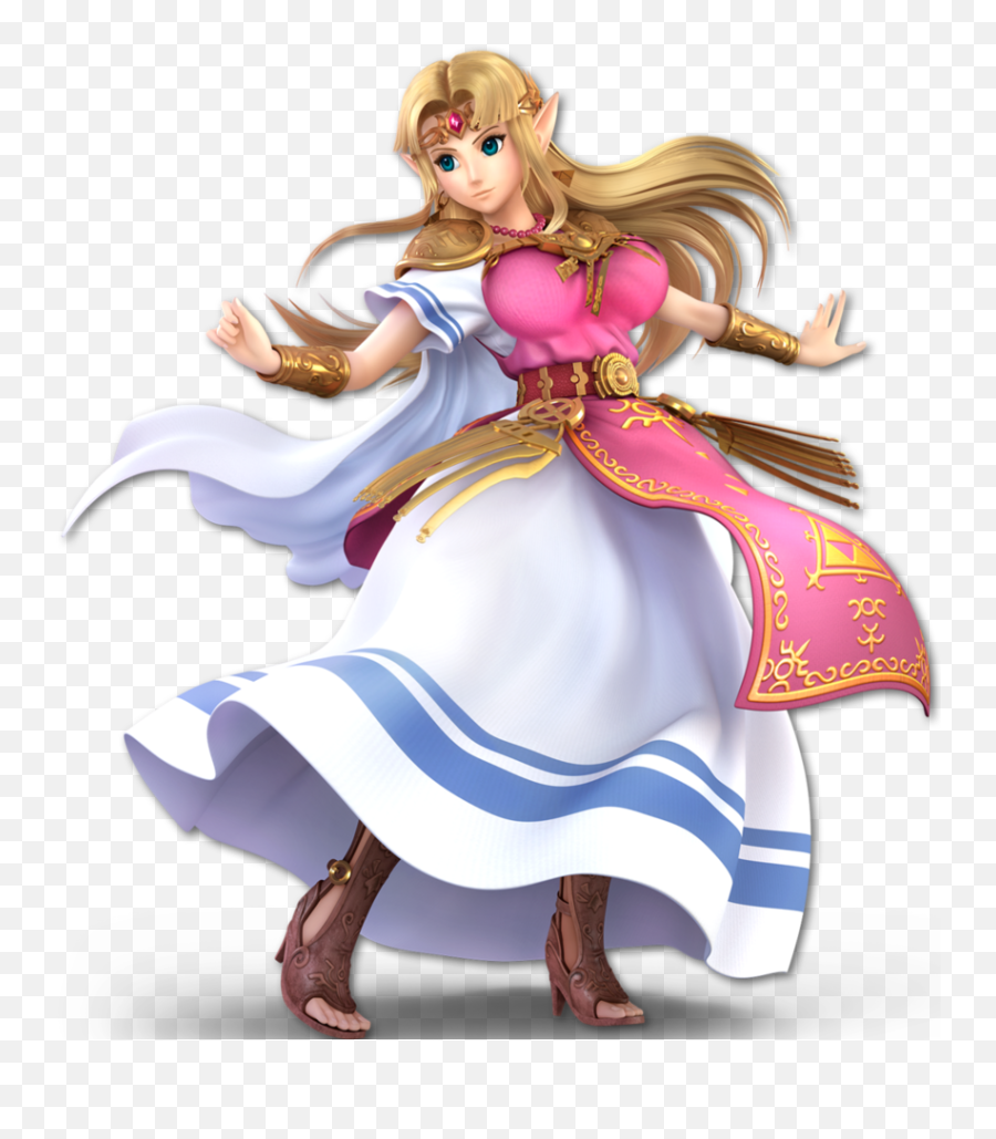 Thicc Zelda Super Smash Bros Ultimate - Princess Zelda A Link Between Worlds Png,Super Smash Bros Transparent