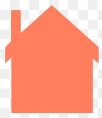 Coral House Silhouette Clip Art - vector clip Clipart png