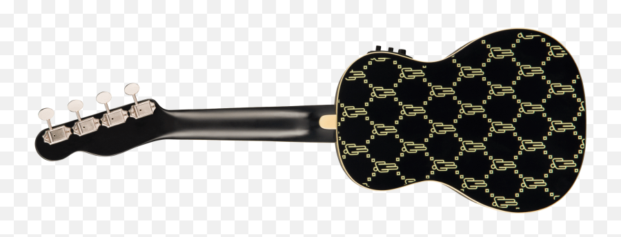 Fender Billie Eilish Ukelele Walnut Fingerboard Black - Billie Eilish Fender Ukulele Png,Billie Kay Png