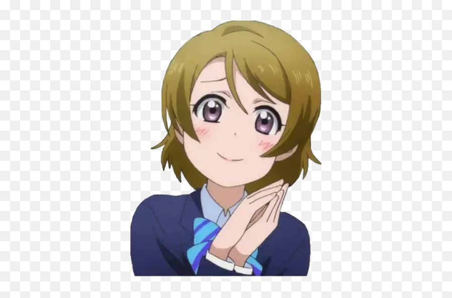 Love Live Hanayo Koizumi Whatsapp Stickers - Stickers Cloud Bob Cut Png,Hanayo Koizumi Transparent