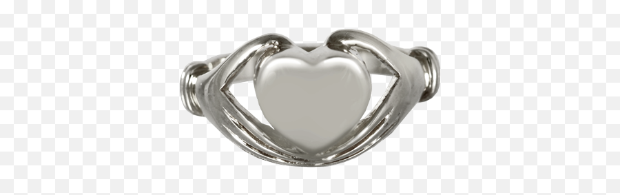 Silver Heart Ring For Cremains - Ring Png,Silver Heart Png