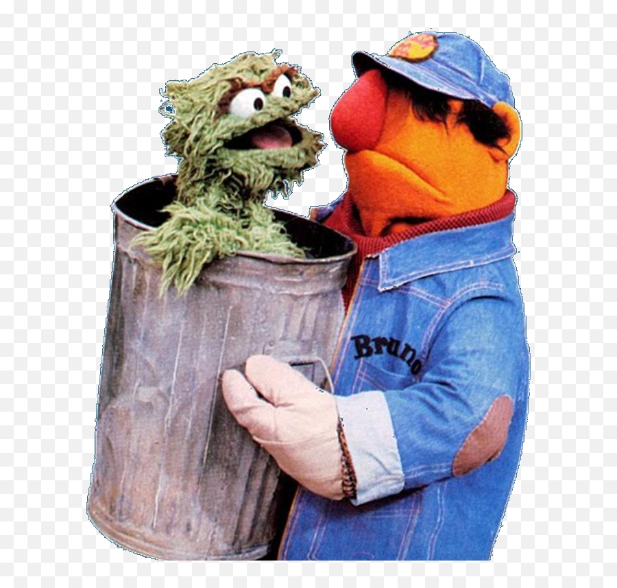 Bruno The - Sesame Street Bruno The Trashman Png,Oscar The Grouch Transparent