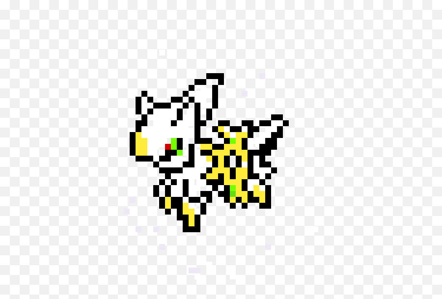 Pixilart - Arceus Pokemon Pixel Art By Anonymous Dot Png,Arceus Png
