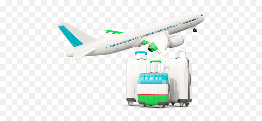 Luggage Icon Png - Luggage With Airplane Indian Flag Aircraft,Indian Icon