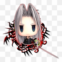 Download World Of Ff Sephiroth - Kingdom Hearts Union X 7 Kingdom Hearts 3 Dark Baymax Png,Sephiroth Png