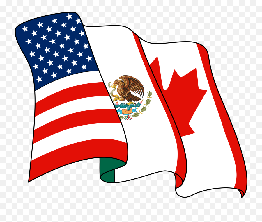 Mexican American Flag Png - United States Mexico Canada United States Mexico Canada,Us Flag Png