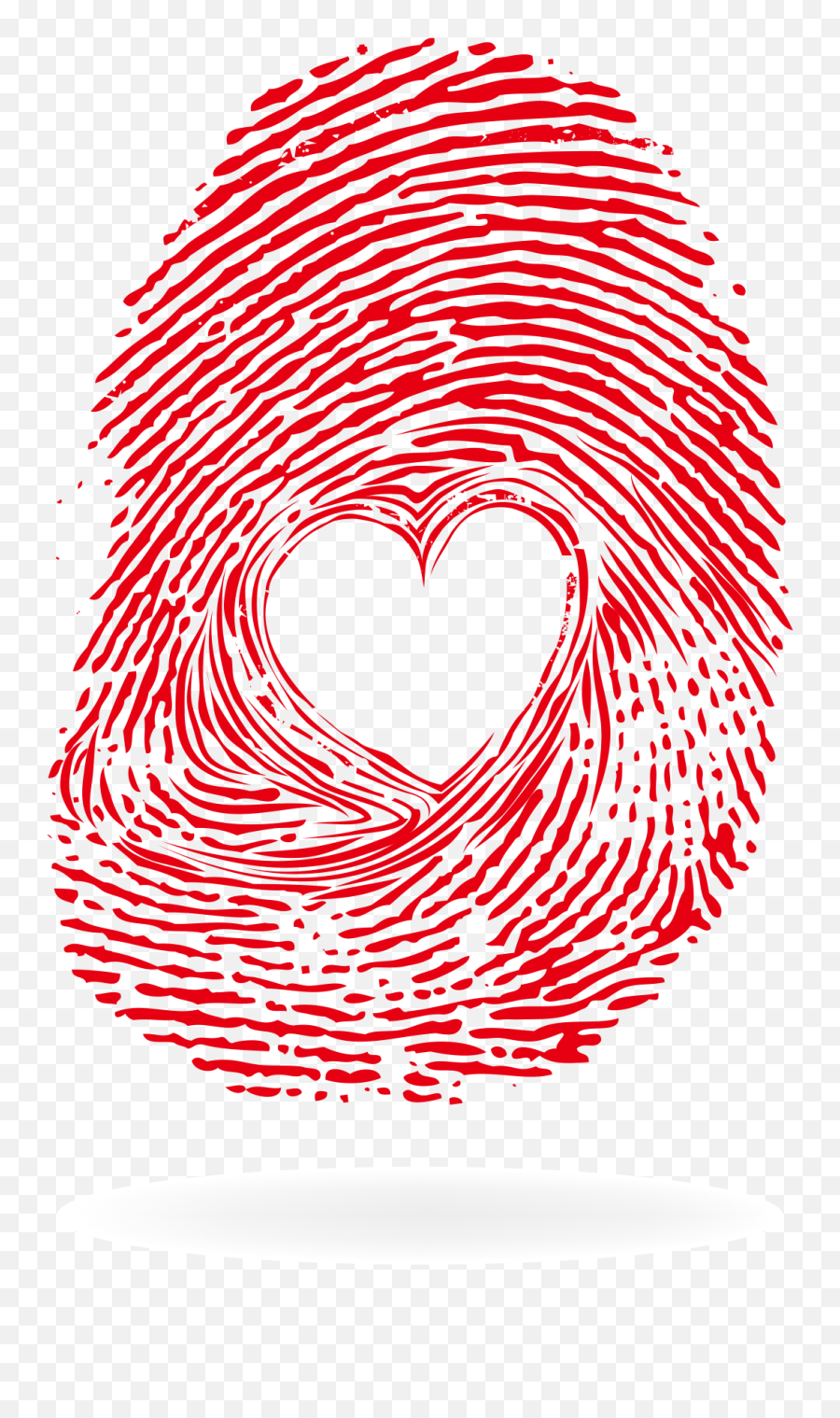 Download Heart Visual Design Elements And Principles - Love Heart Fingerprint Png,Special Effects Png