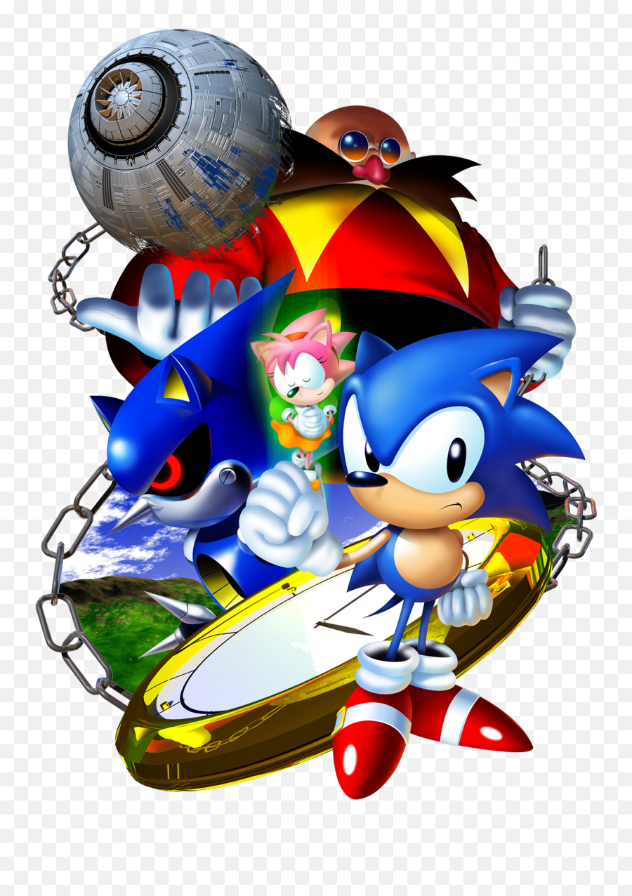 Filesonic Cd Pc Cleanpng - Sonic Retro Sonic Cd,Clean Png