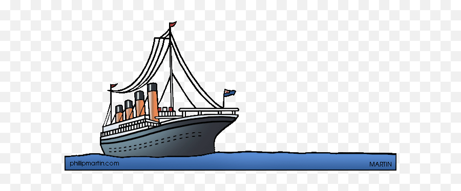 Free Titanic Cliparts Png Images - Titanic Ship Clip Art,Sinking Ship Icon